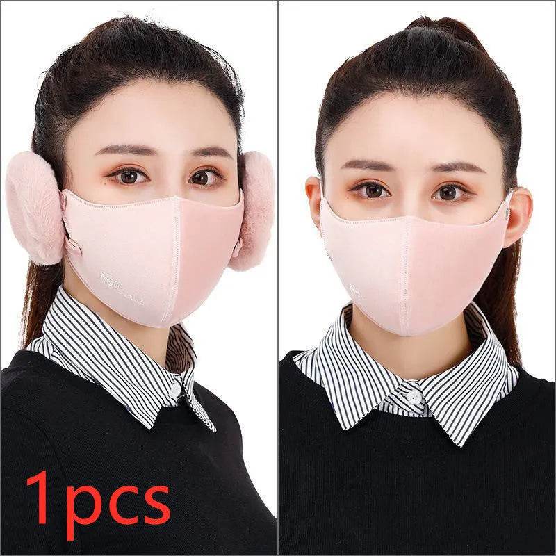 Winter detachable two-in-one warm mask earmuffs - EX-STOCK Canada