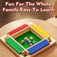 Children Dice Game,2-4 Player Family Wooden Board Table Math Games For Adults And Kids. - EX-STOCK Canada