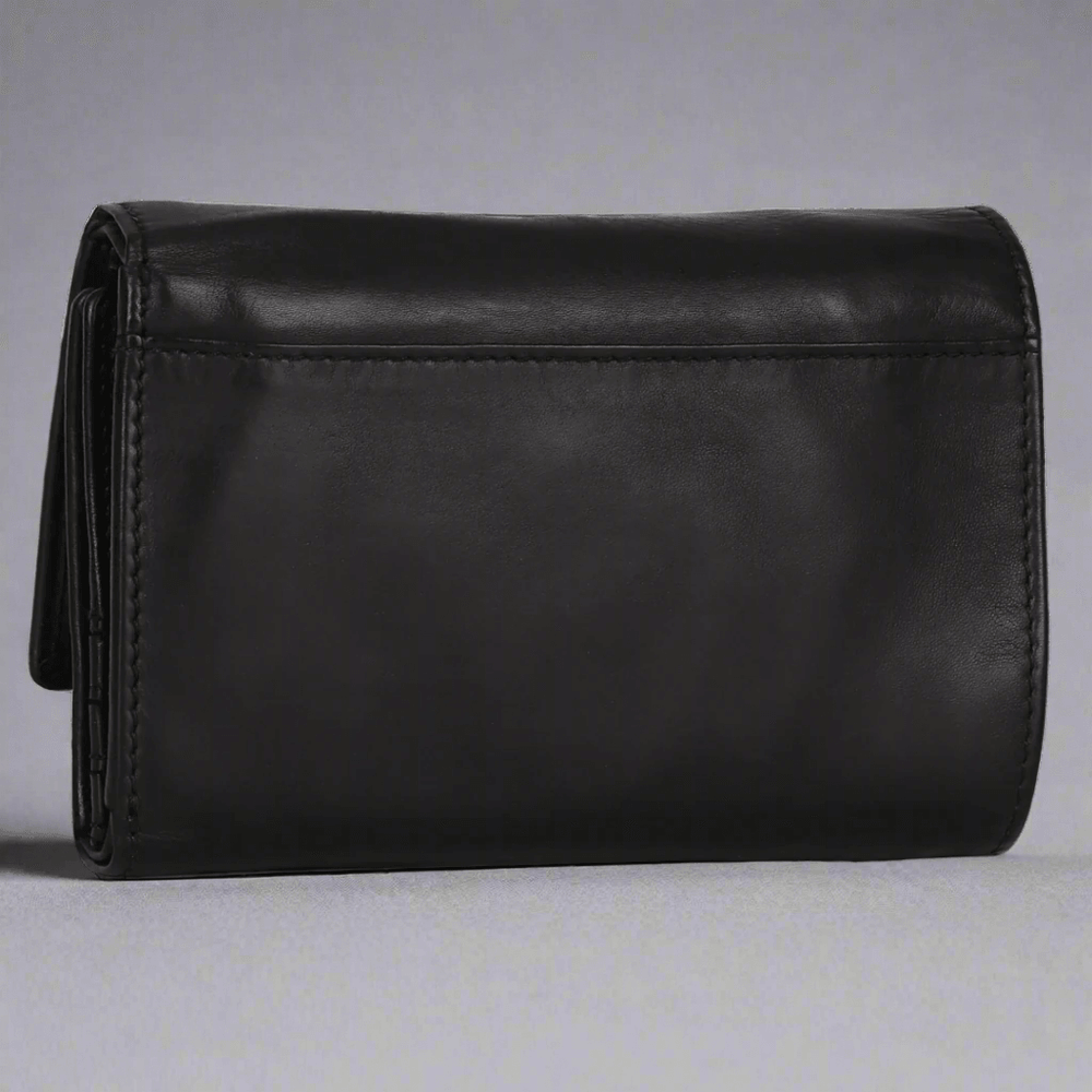 Cartera de cuero para mujer BOL con pestaña cuadradaEX-STOCK Canada