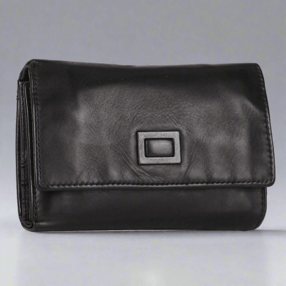 Cartera de cuero para mujer BOL con pestaña cuadradaEX-STOCK Canada