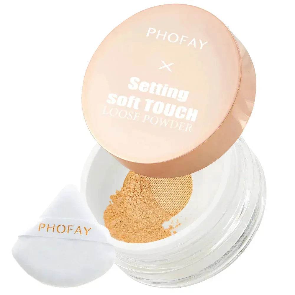 PHOFAY Soft Touch Loose Setting Powder Smooth Long Lasting Makeup - EX-STOCK Canada