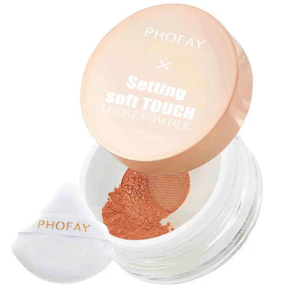 PHOFAY Soft Touch Loose Setting Powder Smooth Long Lasting Makeup - EX-STOCK Canada