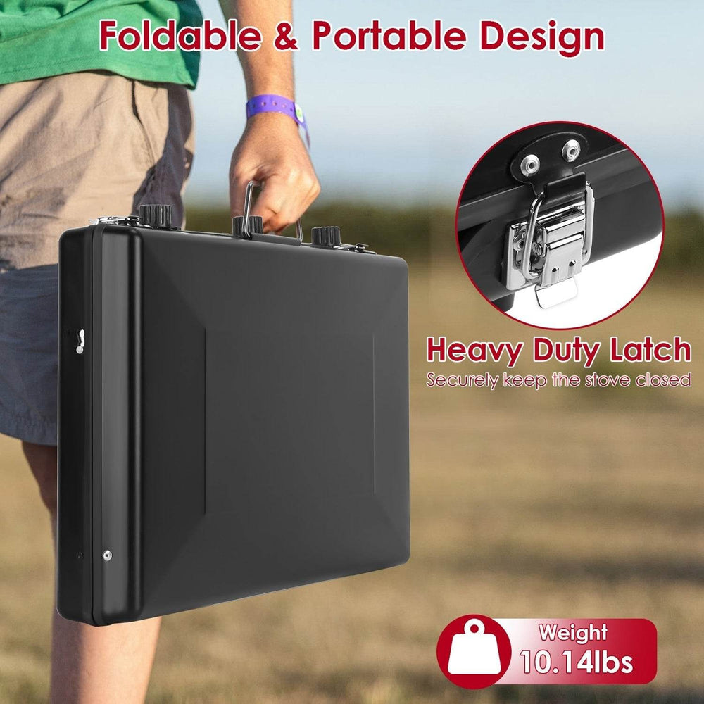 Portable 2 burner Gas Stove propane range camping gas outdoor stove burner - EX-STOCK Canada