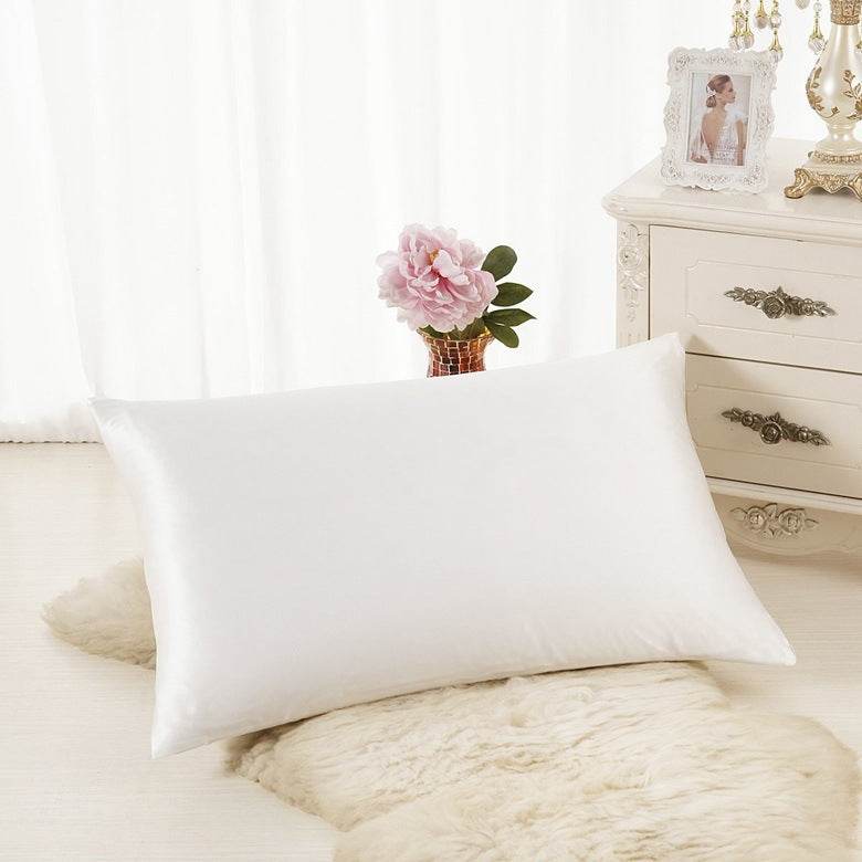 Pillowcase Satin Solid Color Simulation Silk Single Pillowcase Ice Silk Pillowcase - EX-STOCK Canada