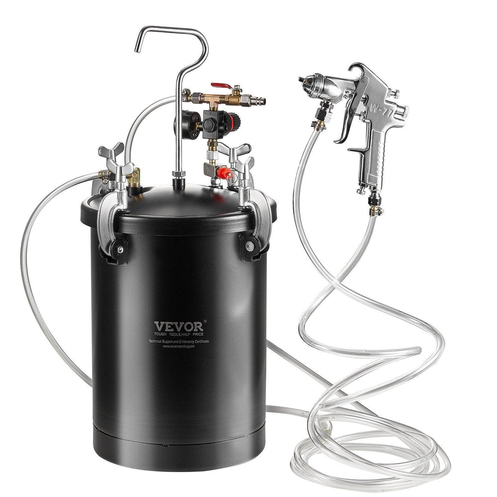 Spray Paint Pressure Pot Tank 15L 3.75gal Spray Gun Hoses Pressure Gauge - EX-STOCK Canada
