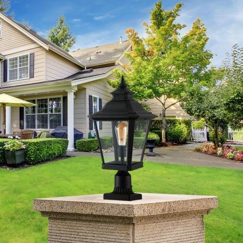 Outdoor Glass Pillar Headlights exterior decor Landscape Pathway Lighting - EX-STOCK Canada