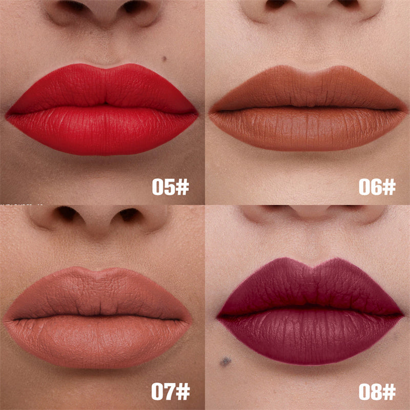 PHOFAY Matte Lip Liner Lipstick Pen – 8 Shades + Full Set