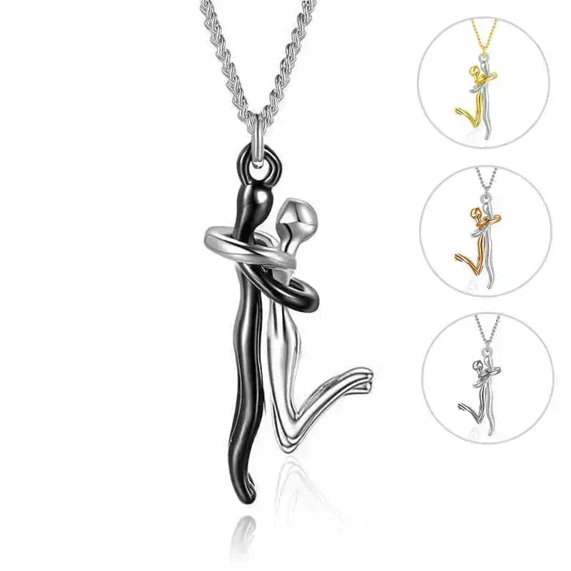 18K Love Collier Collier Couple Anniversaire Valentin Gift Fashion Fashion Simple Temperament Collier Pendant