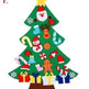 DIY Felt Christmas Tree New Year Toddler Kids Handmade Gift Toys Door Wall Hanging Ornaments Holiday Party Home Decor Set - EX-STOCK Canada