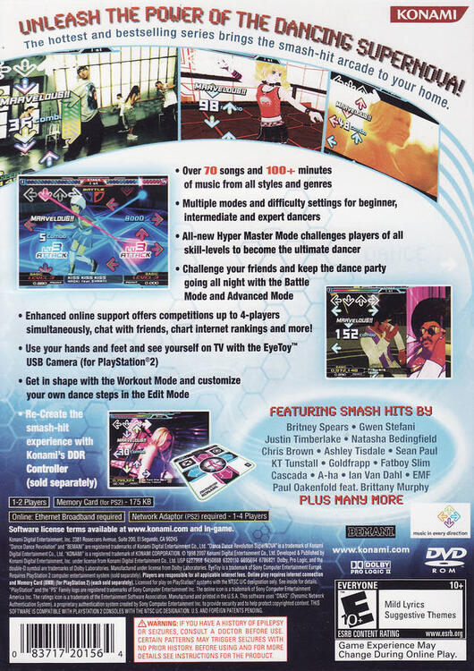 Dance Dance Revolution SuperNOVA 2 (Mat Dance required but not includes)