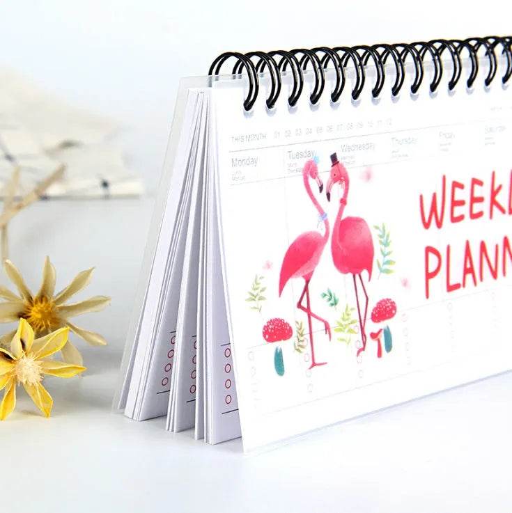 Cartoon tearable week planner - EX-STOCK Canada
