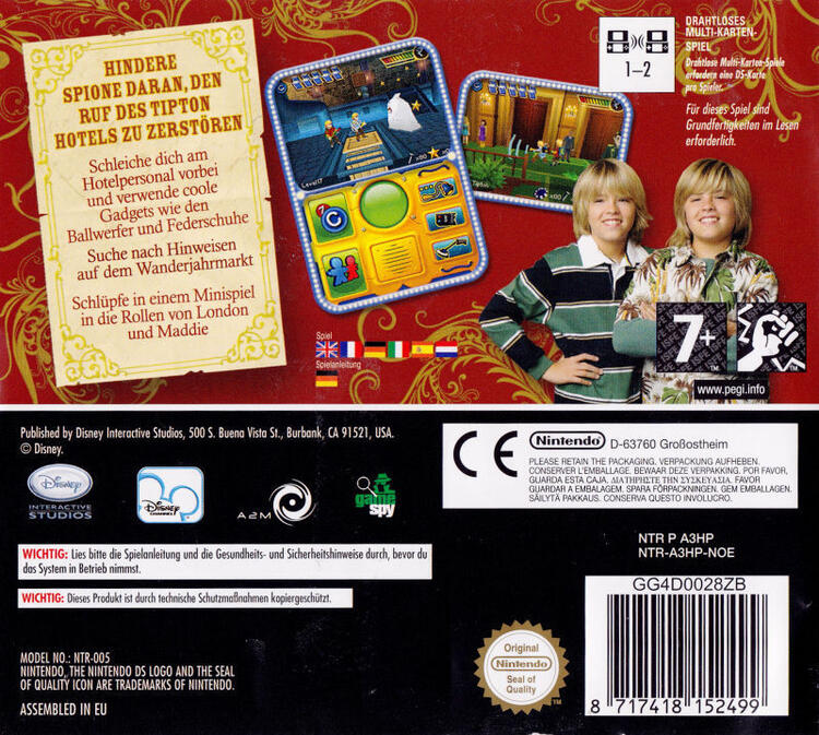 The Suite Life of Zack & Cody: Circle of Spies