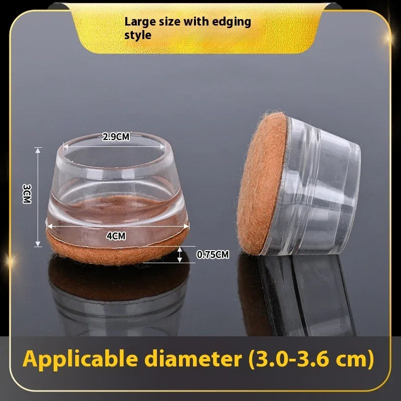 Quiet And Wear-resistant Non-slip Stool Booties Rubber Protective Sleeve EX-STOCK Canada