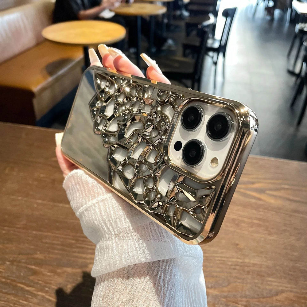 Electroplating Hollow Cooling Mirror iphone Case - EX-STOCK Canada