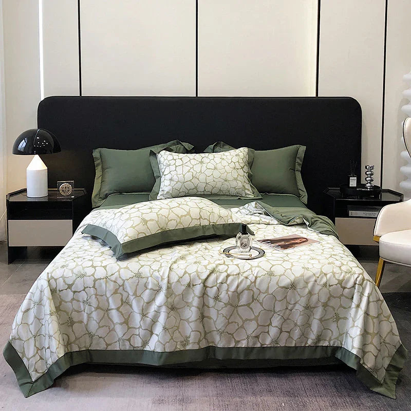 Tencel Summer Duvet Four-piece Washed Silk EX-STOCK Canada