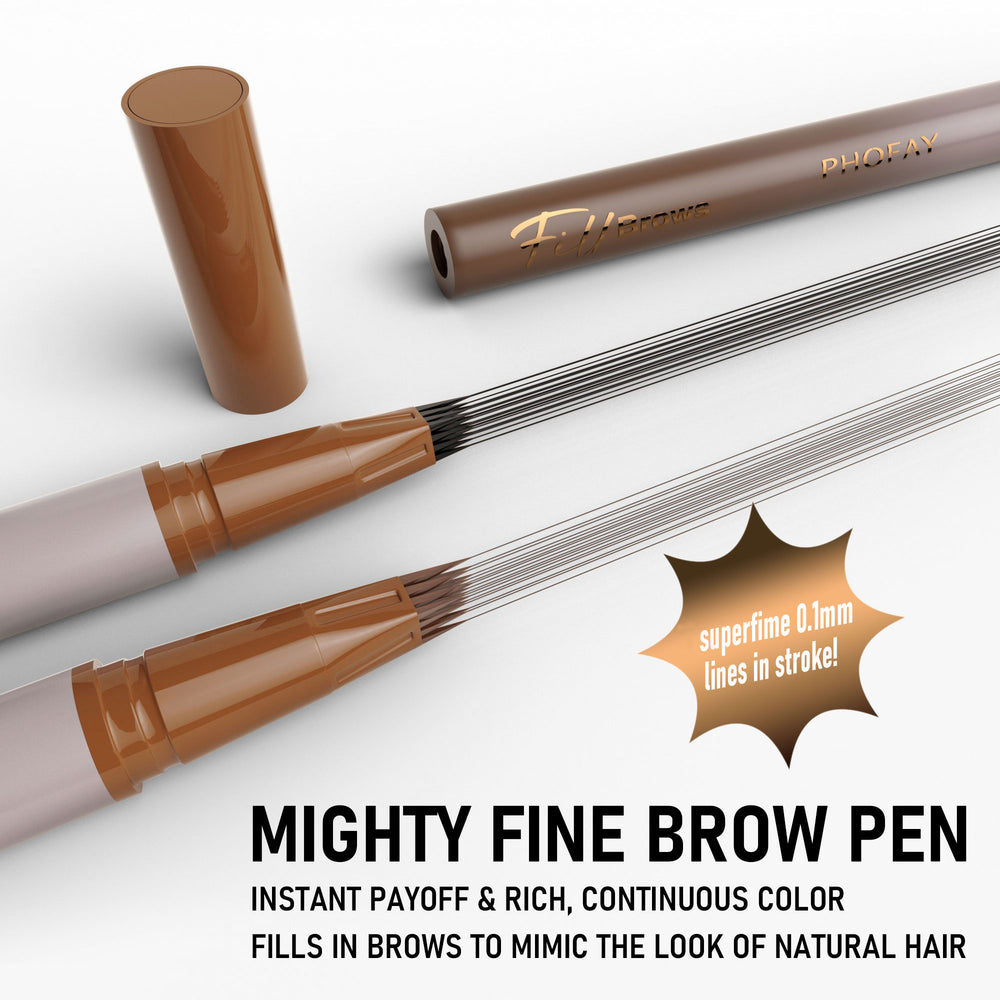 PHOFAY Waterproof Eyebrow Pencil – Natural Fill & Define, 4 Shades
