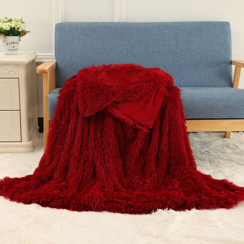 Plush Blanket Double-layer Blanket Multifunctional EX-STOCK Canada