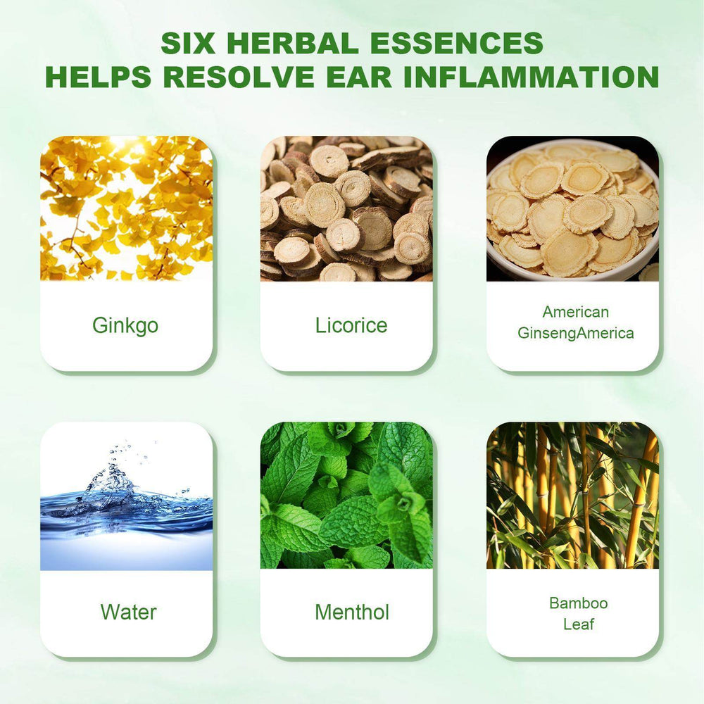 Erlebao Ear Soothing Health Care Ear Drops, Relieve Inner Ear Blockage And Tinnitus Discomfort - EX-STOCK Canada