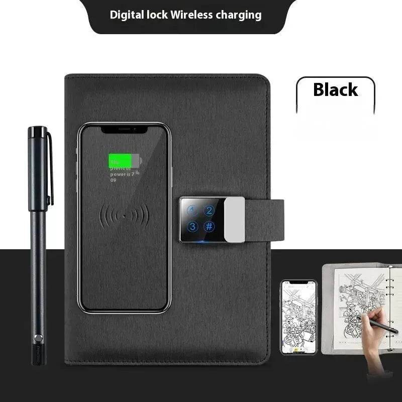 Handwriting Paper Screen Synchronization Smart Fingerprint Lock A5 Notebook - EX-STOCK Canada