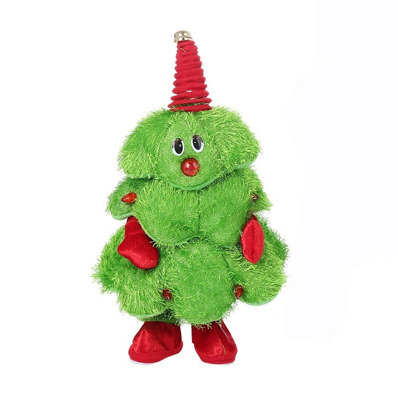 Wisted Wiggle Hip Christmas Tree Singing Dance Plush Toy Musical Doll Stuffed Animated Gift for Kid EX-STOCK Canada