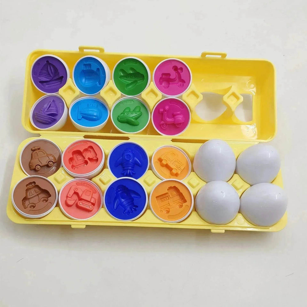 Baby Learning Educational Toy Smart Egg Toy Games Shape Matching Sorters Toys Montessori Eggs Toys For Kids Children - EX-STOCK Canada