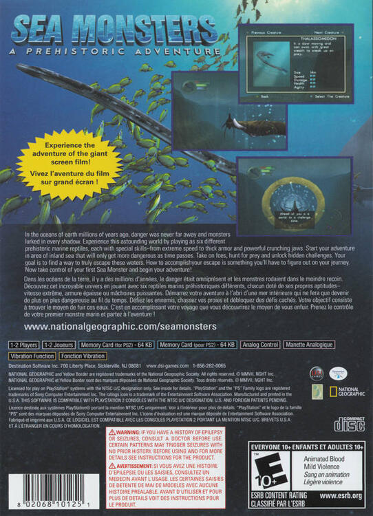 Sea Monsters: A Prehistoric Adventure