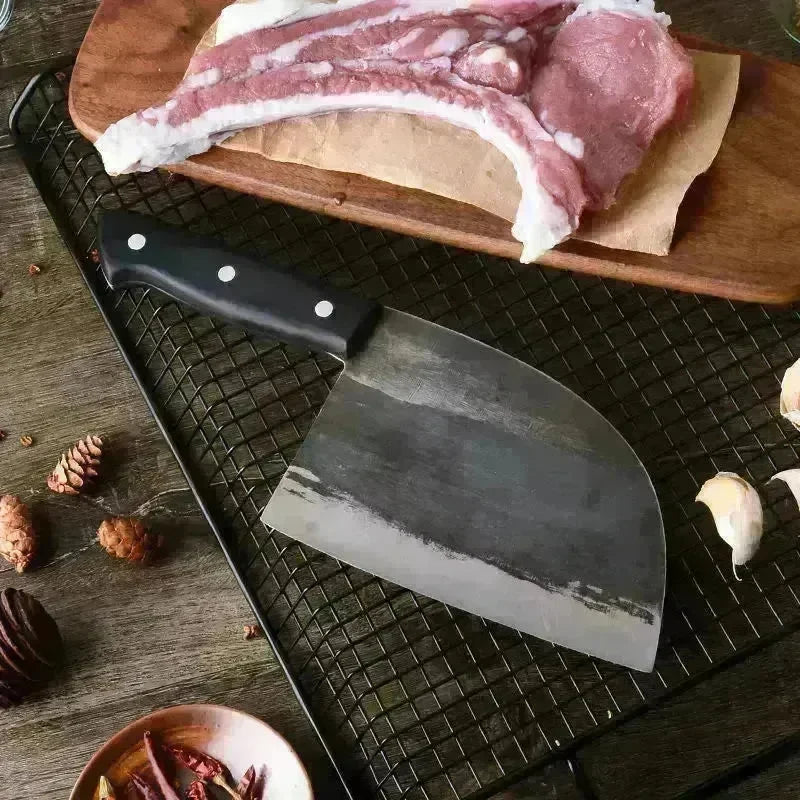 Kitchen Butcher Chef's Knife Kitchen Chopping Knife and Scabbard - EX-STOCK CANADA