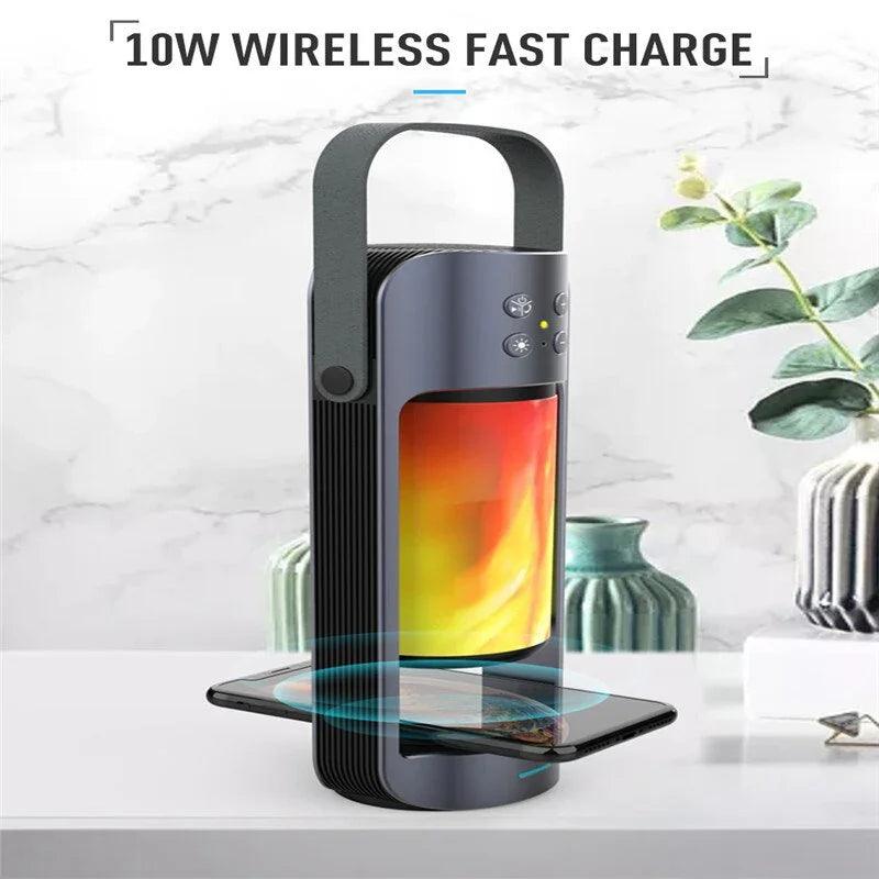 Altoparlante Bluetooth Flame Light Creativo e MultifunzioneEX-STOCK Canada