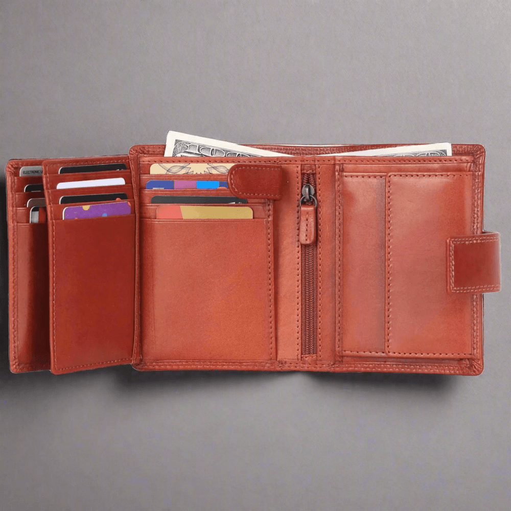 MET Herrenmode Leder GeldbörseEX-STOCK Canada