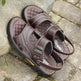 Men's Non-slip Casual First Layer Cowhide Sandal Slippers  EX-STOCK CANADA