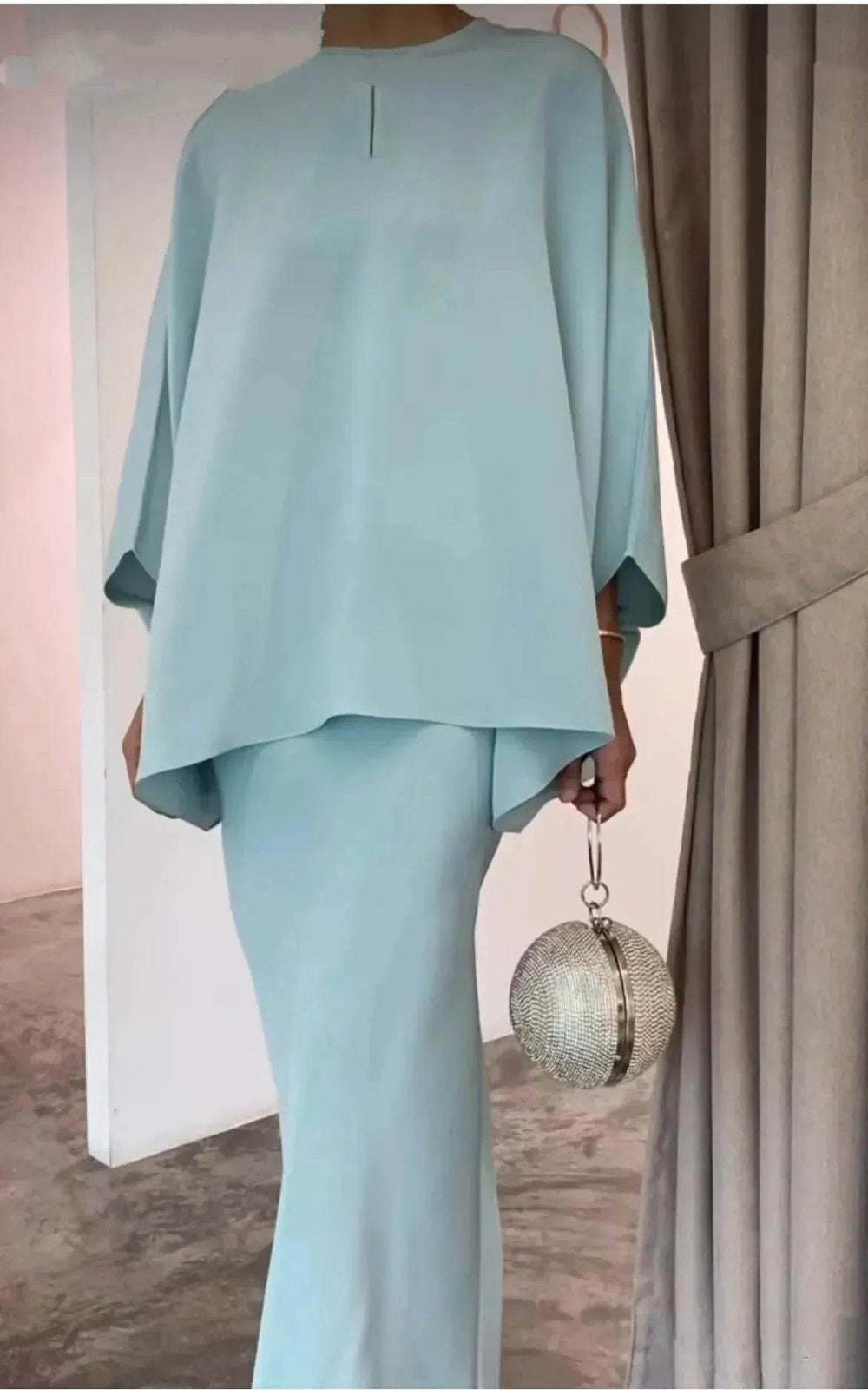 Women's Middle East Pearl Mop Dress Suit Arabtop and Blouse Elegant Matching ArabTop and Skirt suit Arab2 piece outfit - EX-STOCK Canada