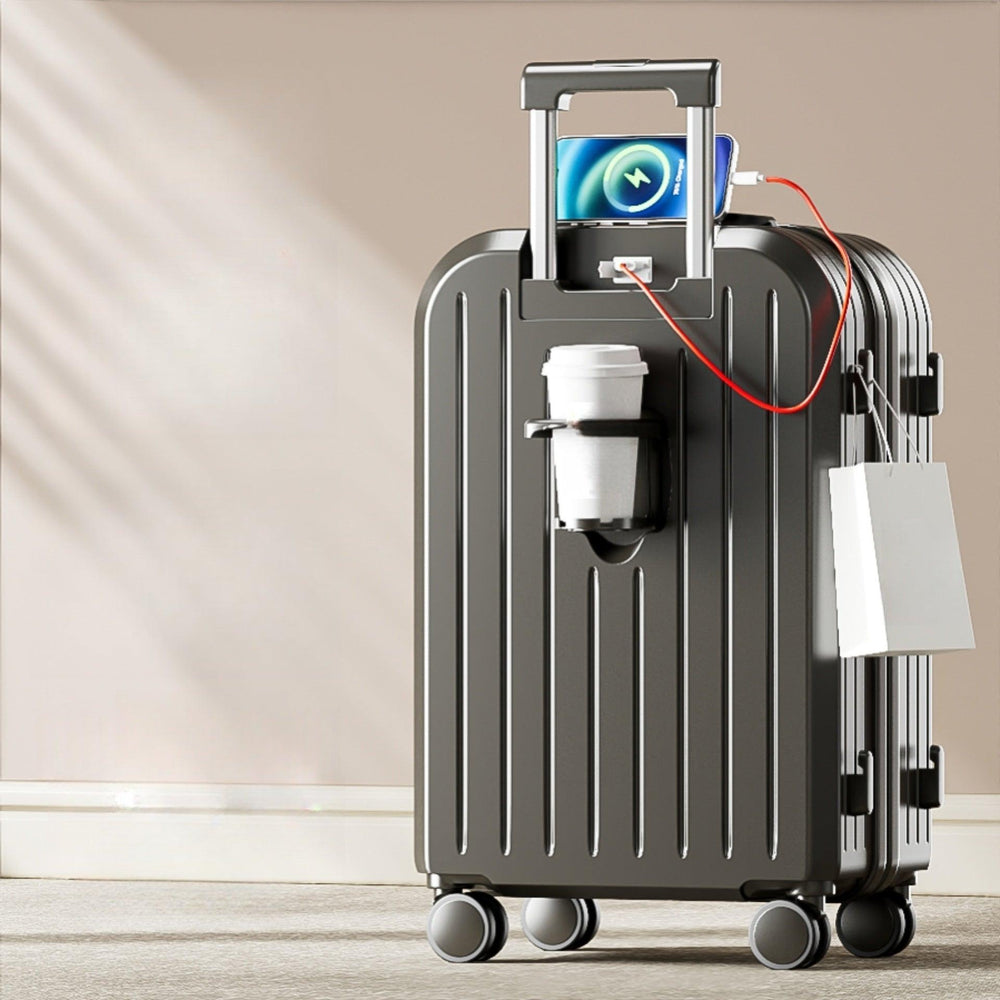 Piccola valigia leggera con password, valigia trolley resistente | EX-STOCK Canada