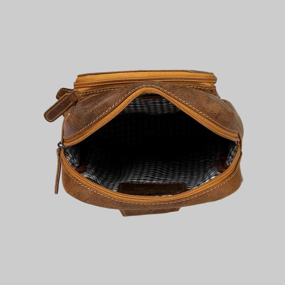 Zaino Borsa a tracolla Hamilton in pelle Greenwood - EX-STOCK Canada