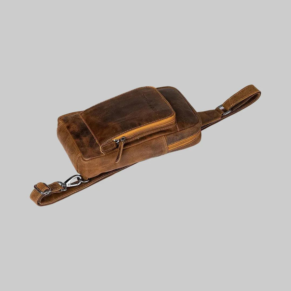 Zaino Borsa a tracolla Hamilton in pelle Greenwood - EX-STOCK Canada