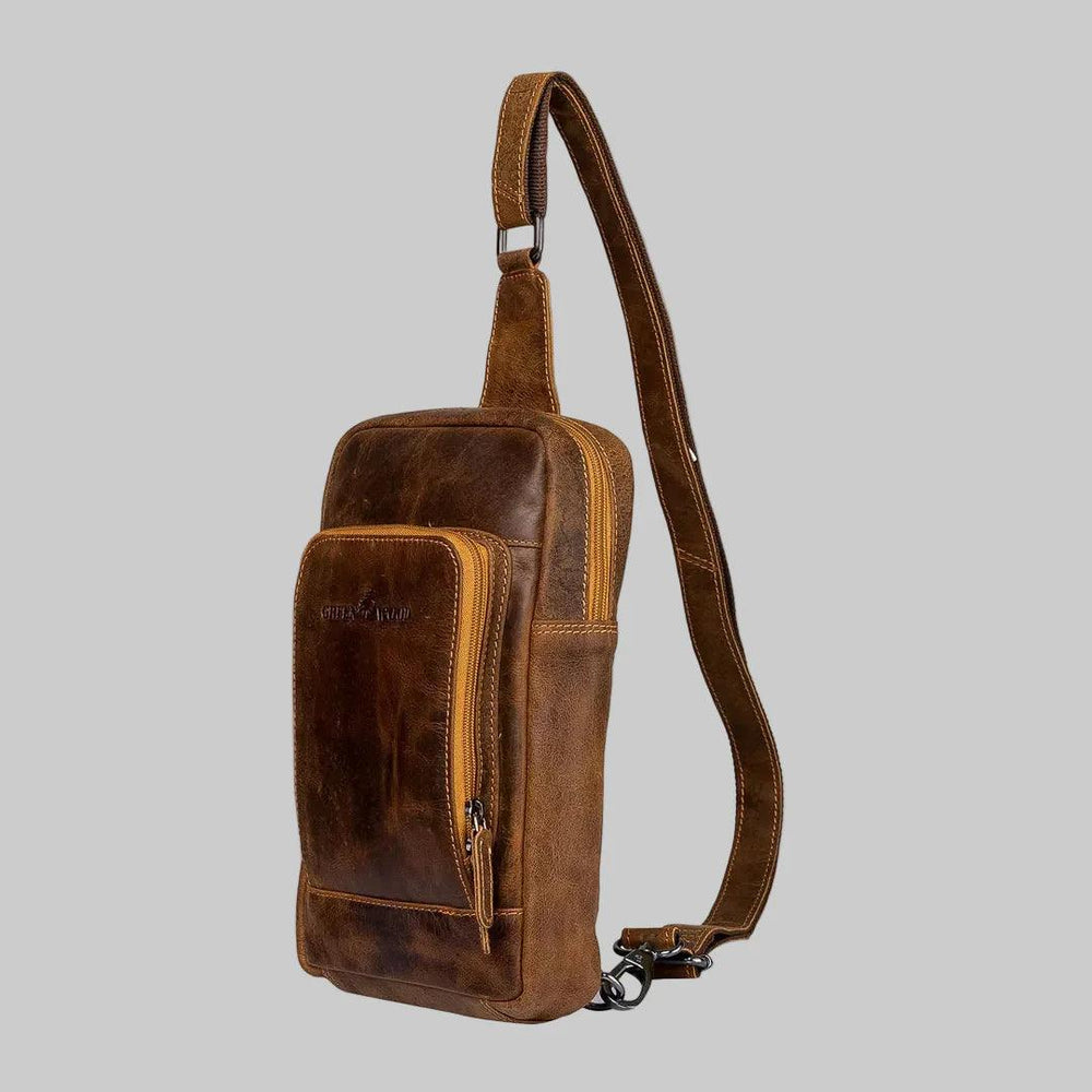 Zaino Borsa a tracolla Hamilton in pelle Greenwood - EX-STOCK Canada
