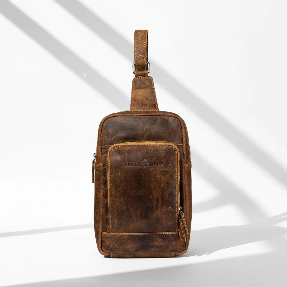 Zaino Borsa a tracolla Hamilton in pelle Greenwood - EX-STOCK Canada