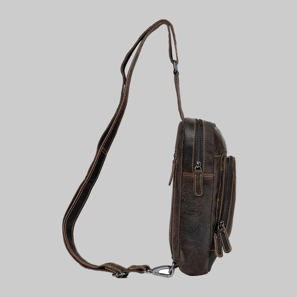 Zaino Borsa a tracolla Hamilton in pelle Greenwood - EX-STOCK Canada