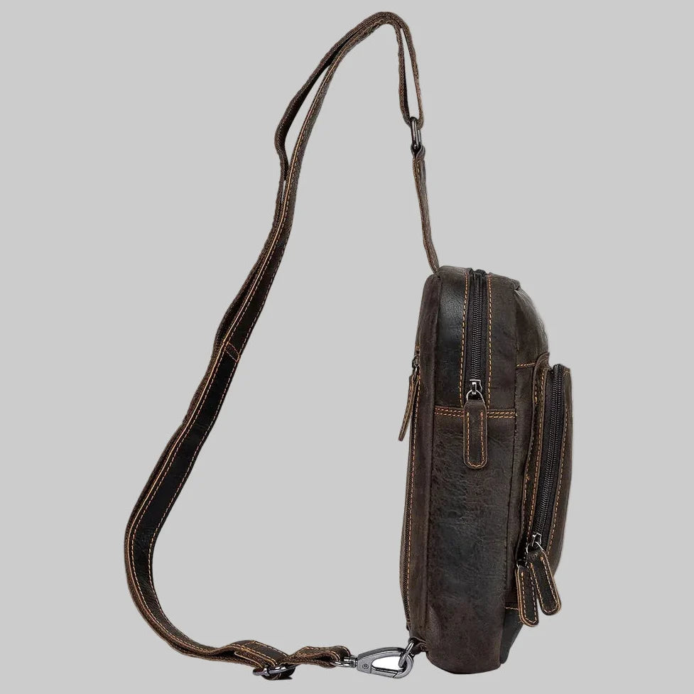 Greenwood Leder Hamilton Umhängetasche Rucksack