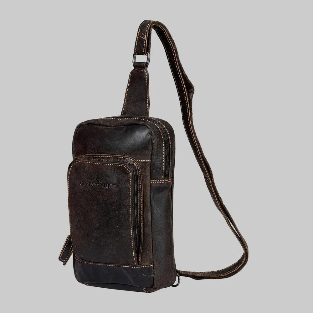 Zaino Borsa a tracolla Hamilton in pelle Greenwood - EX-STOCK Canada