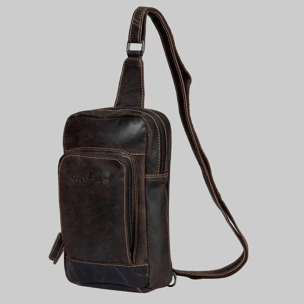 Greenwood Leder Hamilton Umhängetasche Rucksack