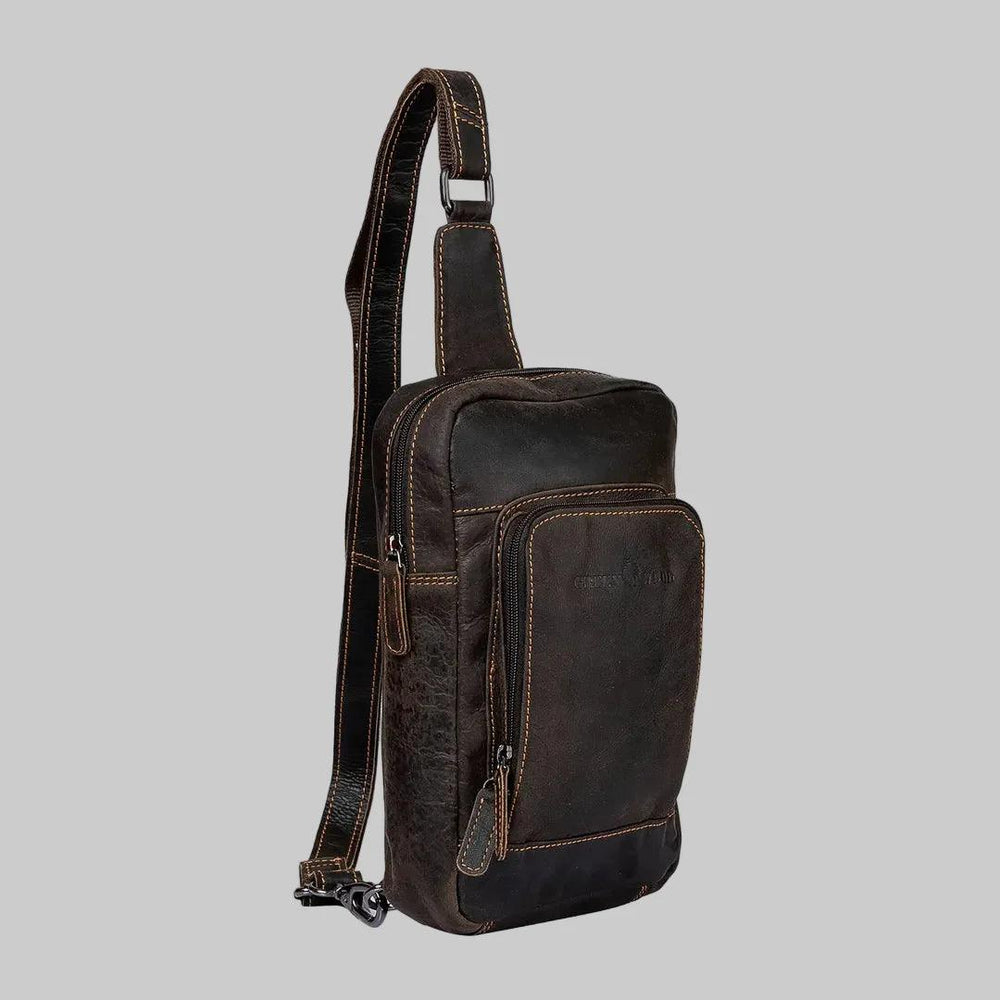 Zaino Borsa a tracolla Hamilton in pelle Greenwood - EX-STOCK Canada