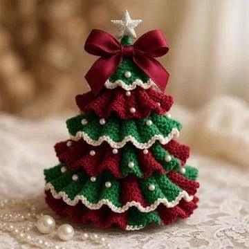 Häkel Weihnachtsbaum Dekoration DIY MaterialpaketEX-STOCK Canada