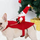 Dog Christmas Clothes Santa Claus Riding Deer - EX-STOCK Canada
