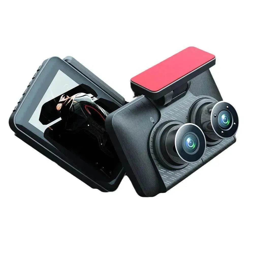 Smart WDR AND HDR 4 Inch Dashcam HD 1080P Infrared Night Vision Camera, 170 wide angle with reverse image Motion detection, Loop video, front and back video function suitable for your car and house. - EX-STOCK Canada