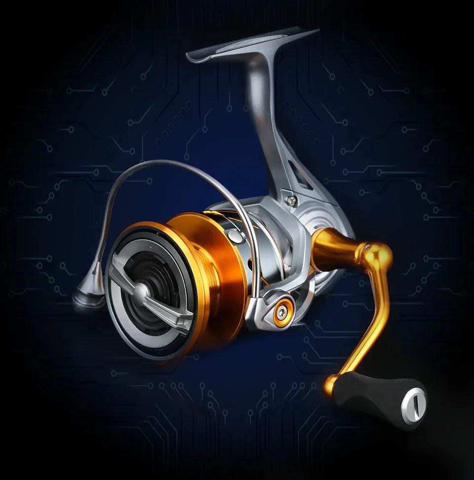 Mulinello da pesca in metallo lungo a ratio di velocità di lancioEX-STOCK Canada