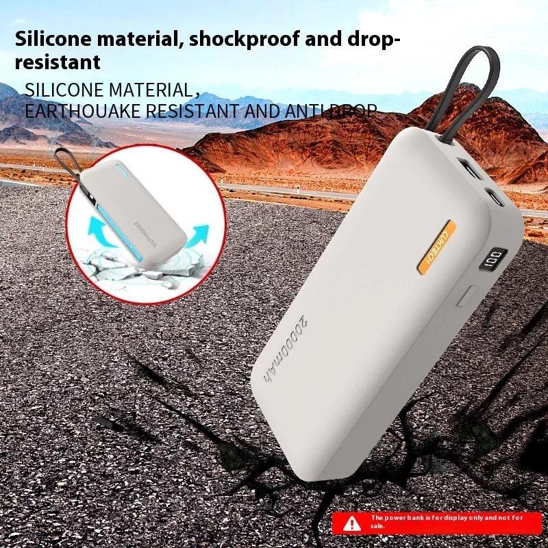Electric Energy Block 20000 MA Silicone Protective Cover Power Bank EX-STOCK Canada