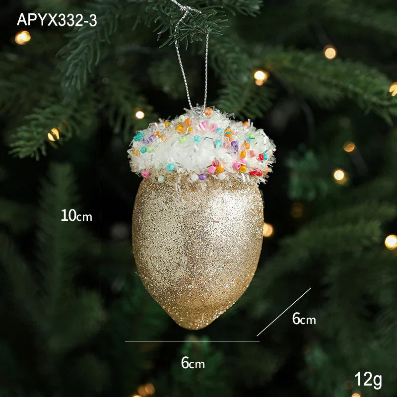 Creative Pendant Ice Cream Christmas Tree Decoration Small Hanging Pieces EX-STOCK Canada