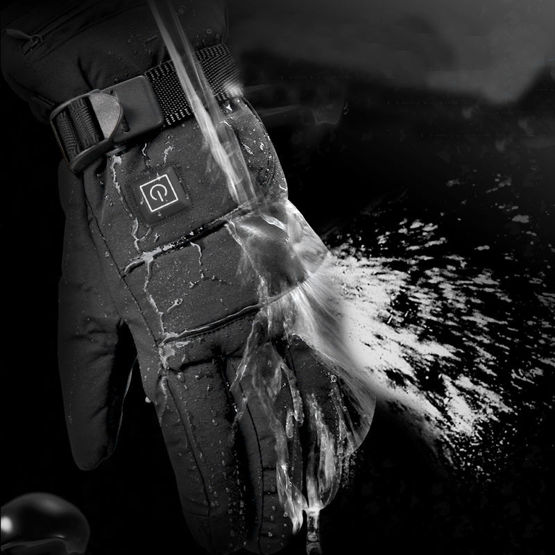 Winter Electric Heated Gloves Motorcycle Touch Screen Gloves EX-STOCK Canada