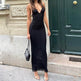 Halter neck Spaghetti Backless Butterfly Design Spring Summer long dress - EX-STOCK Canada