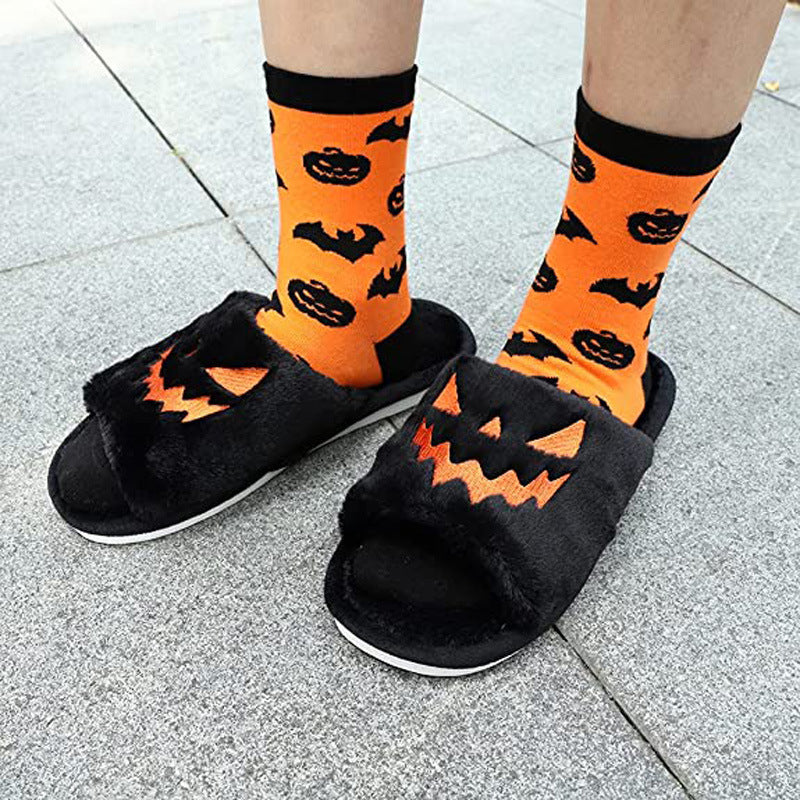 Halloween Shoes Winter Cute Warm Home Slippers Women EX-STOCK